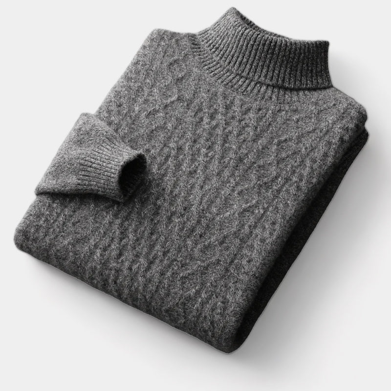 OLD MONEY Halbrollkragenpullover