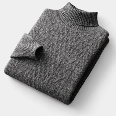 OLD MONEY Halbrollkragenpullover