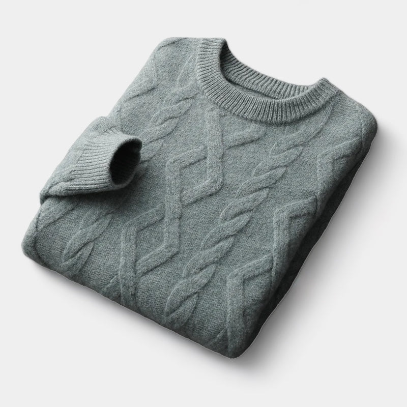 OLD MONEY Gesteppten Pullover