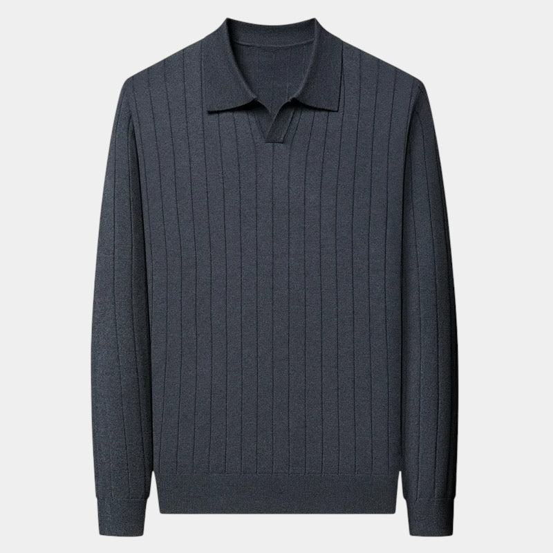 OLD MONEY Langarm Polo