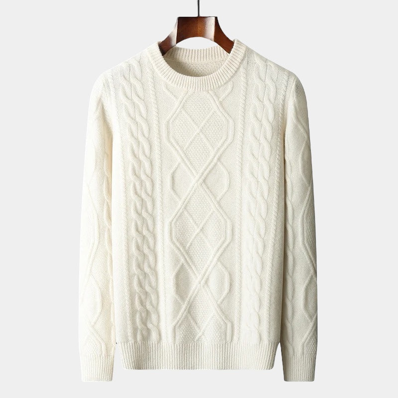 OLD MONEY Gewebter Pullover