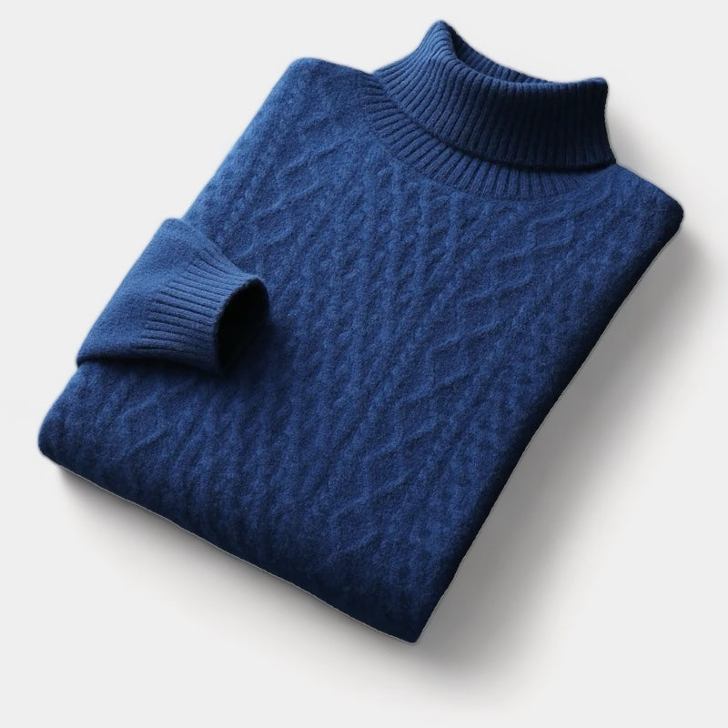 OLD MONEY Halbrollkragenpullover