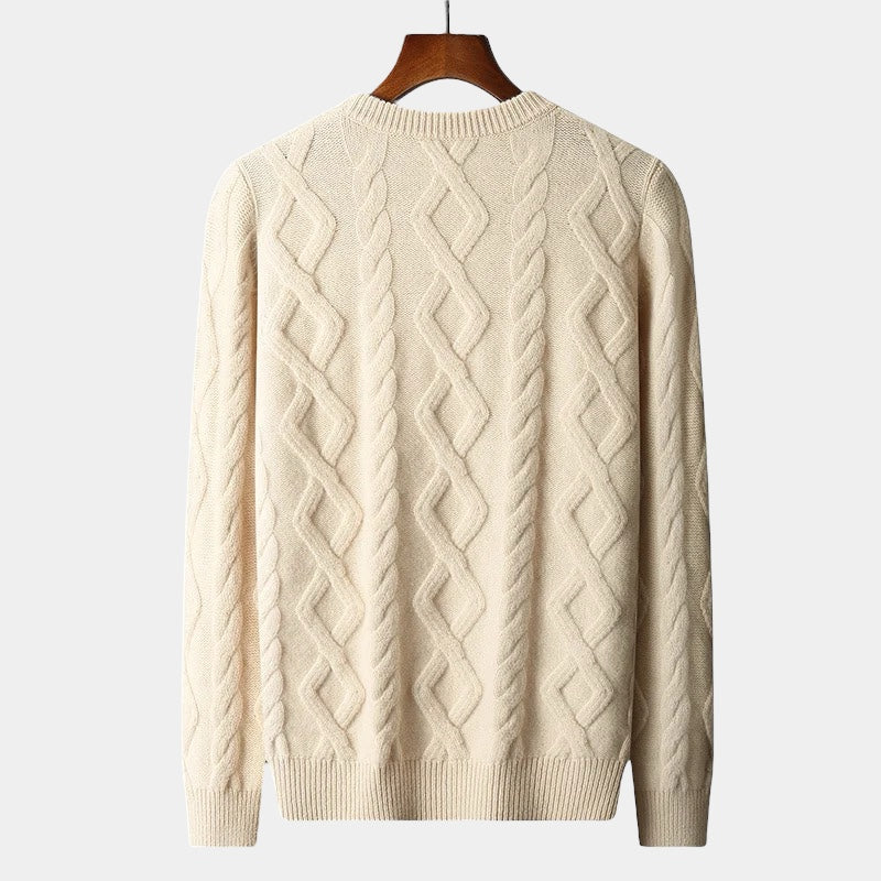 OLD MONEY Gesteppten Pullover