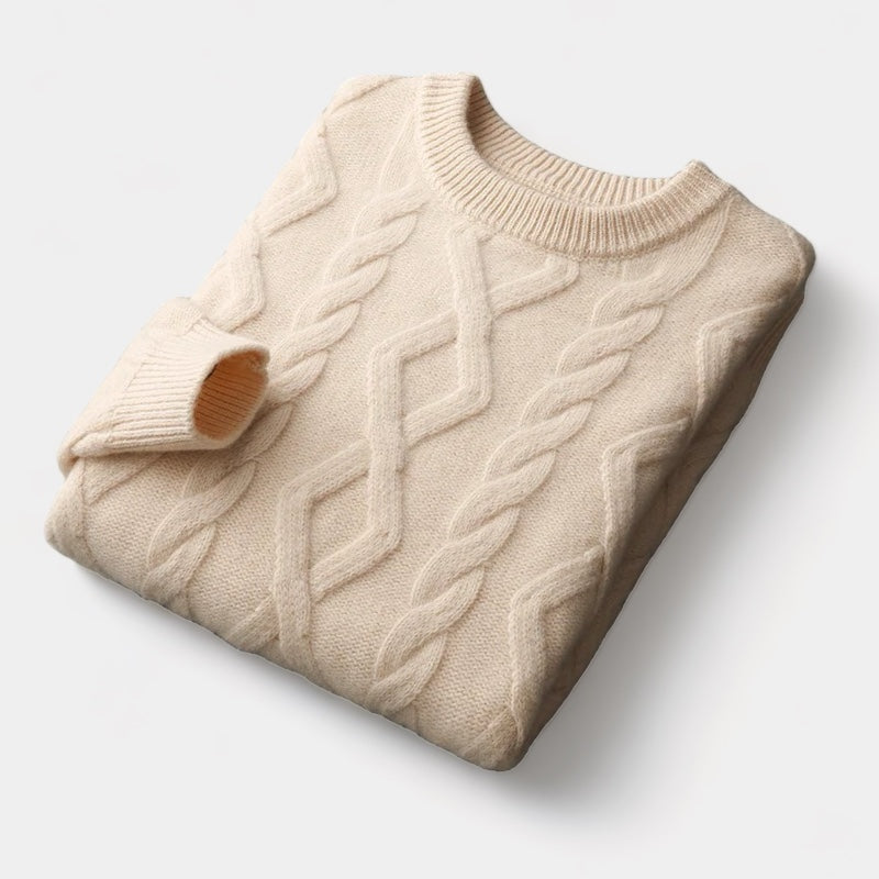 OLD MONEY Gesteppten Pullover