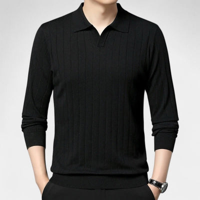 OLD MONEY Langarm Polo