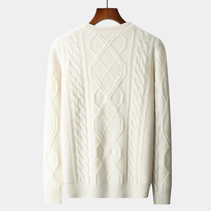 OLD MONEY Gewebter Pullover