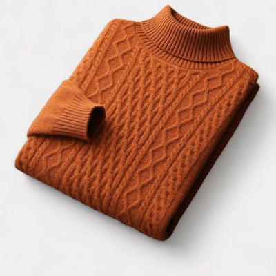 OLD MONEY Halbrollkragenpullover