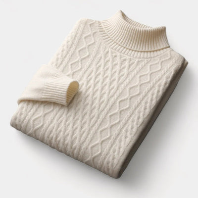 OLD MONEY Halbrollkragenpullover