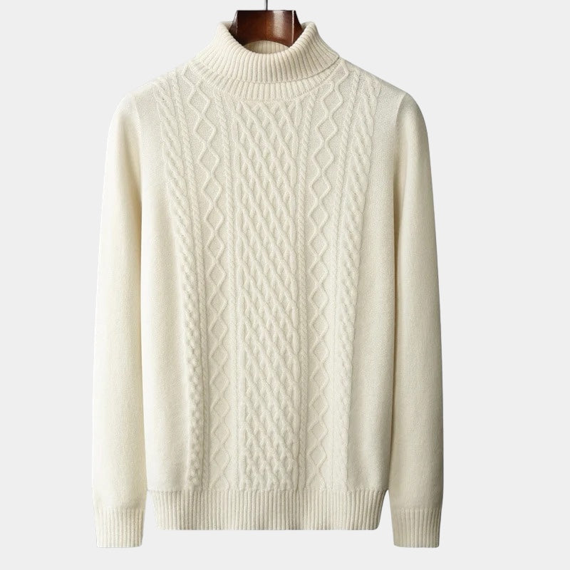 OLD MONEY Halbrollkragenpullover