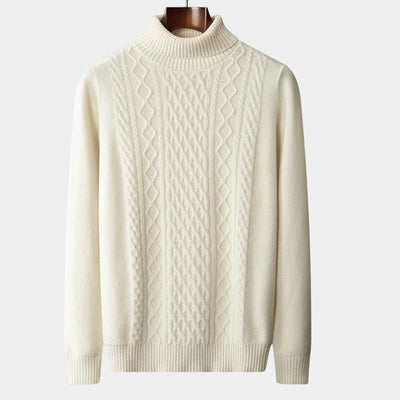 OLD MONEY Halbrollkragenpullover