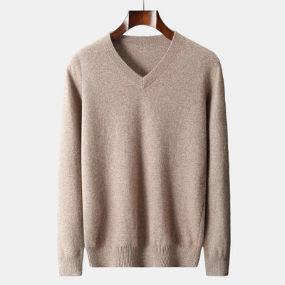 OLD MONEY V-Ausschnitt Pullover