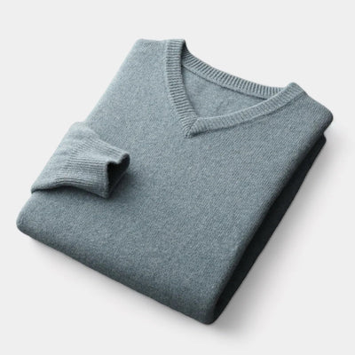 OLD MONEY V-Ausschnitt Pullover