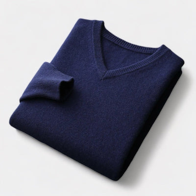 OLD MONEY V-Ausschnitt Pullover
