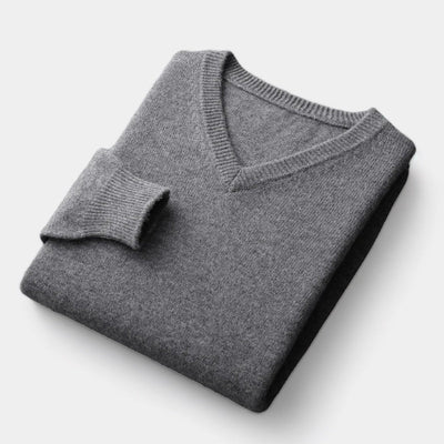 OLD MONEY V-Ausschnitt Pullover