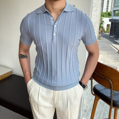 OLD MONEY Gestreiftes Polo