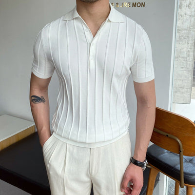 OLD MONEY Gestreiftes Polo