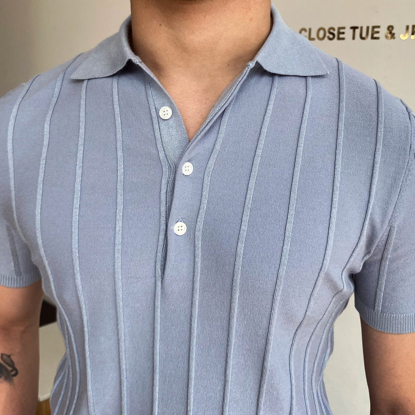 OLD MONEY Gestreiftes Polo