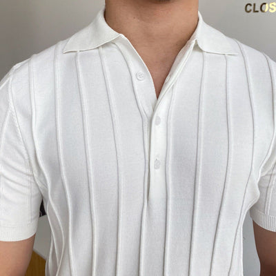 OLD MONEY Gestreiftes Polo